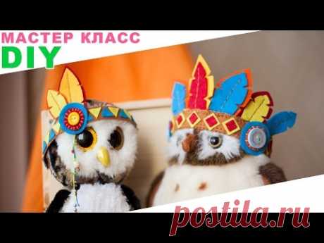 Корона 👑 из перьев | Индейцы 🏹 ПОДЕЛКИ ИЗ ФЕТРА | StasiaCool DIY