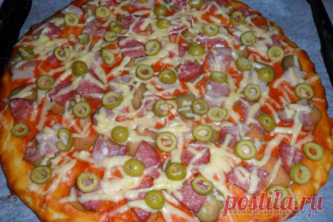 Как я готовлю пиццу)))