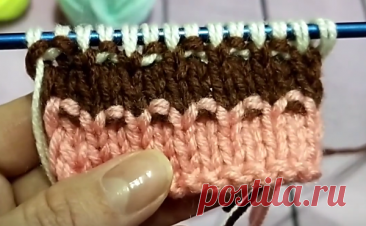 На этот УЗОР уйдут все остатки пряжи 🧶