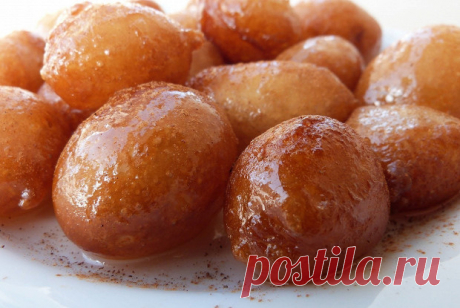 Сладкие пончики лукумадес (локма) в сиропе рецепт – греческая кухня: выпечка и десерты