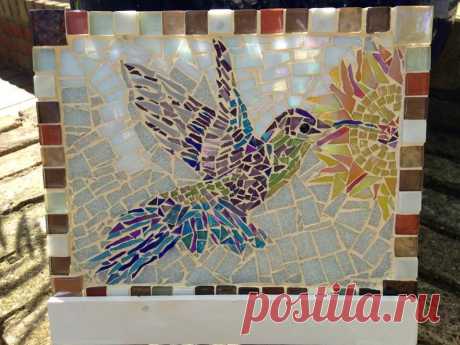 Hummingbird Mosaic Mosaic wall art Home decor MosaicAl | Etsy