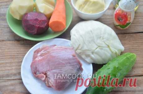 Салат «Французский» с мясом — рецепт с фото пошагово