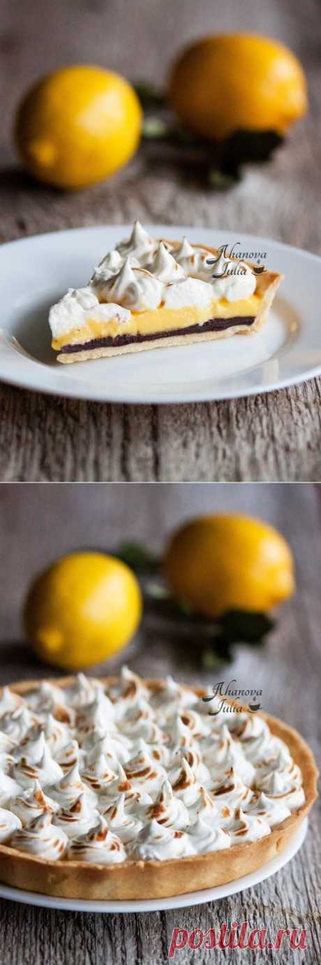 Готовлю с любовью - Лимонный тарт с меренгой.