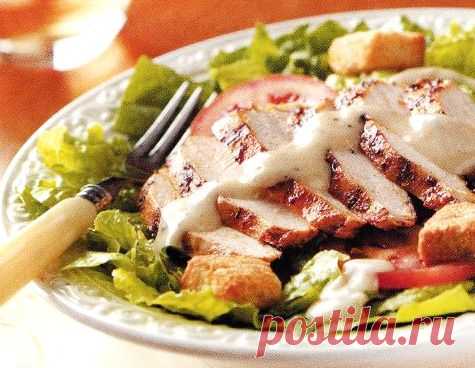 Классический салат цезарь с курицей рецепт для праздничного стола