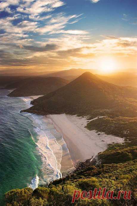 Новый Южный Уэльс состоит из бесконечных девственных пляжей и захватывающих природных сокровищ.Zenith Beach, Новый Южный Уэльс, Австралия