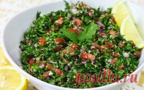 Рецепт Левантийский салат «Табуле»