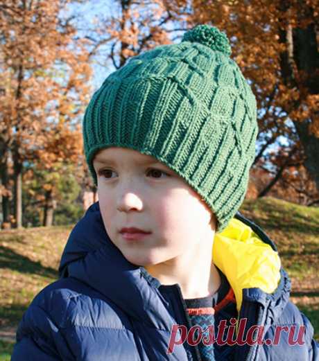 Детские шапки вязанные спицами со схемами и описанием: новые модели