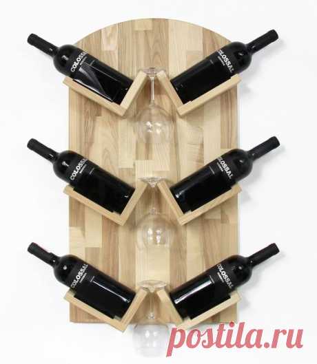 Wine Storage Rustic Wine Rack Wood Wine Rack Wall Wine Rack | Etsy