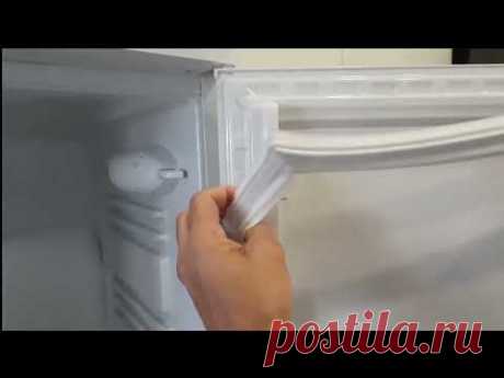 Лёд на стенке! Замена за 10 минут уплотнителя в холодильнике Indesit