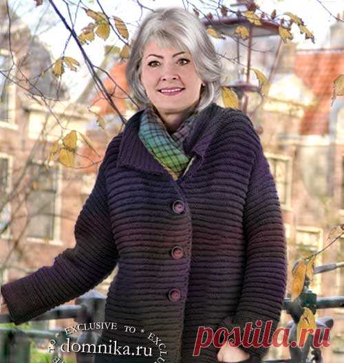 Вяжем пальто спицами для женщин 50-60 лет на фигуру до 56 размера