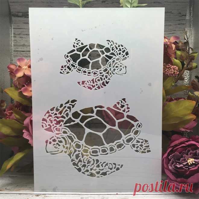 Plantillas de capas A4 de 29cm para pintura de pared, álbum de recortes para colorear, álbum de relieve, plantilla decorativa - AliExpress