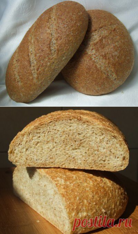 Хлеб овсяный с отрубями на двух опарах : Хлеб, батоны, багеты, чиабатта