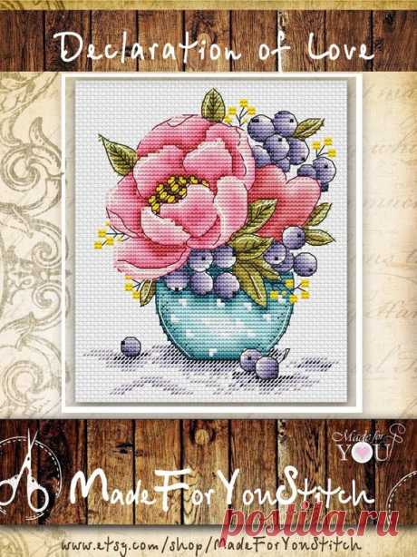 Pink peony berry blueberry cross stitch pattern wild rose flower floral summer bouquet nature blossom garden bloom counted embroidery chart Pink peony berry blueberry cross stitch pattern wild rose flower floral summer bouquet nature blossom garden bloom counted embroidery chart -------------------------------------------------------- Details: All our patterns are in English!!! - Chart designed for Aida 14 ct or