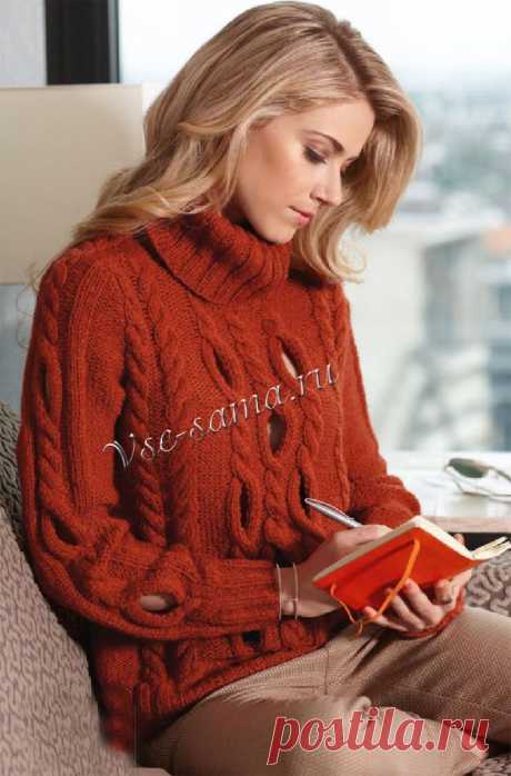 Шикарный и удобный пуловер - Пуловер
