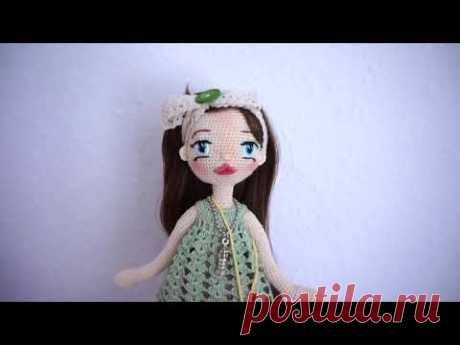Crochet lace dress summer ( doll outfit )
