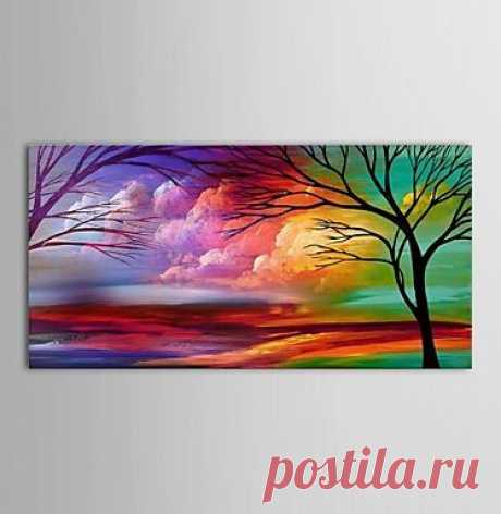 Dies enthält ein Bild von: 42.29US $ 10% OFF|Hand painted Canvas Modern Landscape Natural Scenery Painting for Living Room Bedroom Decor Paintings For Living Room Wall Decor|paintings fish|painting americapaintings sun - AliExpress