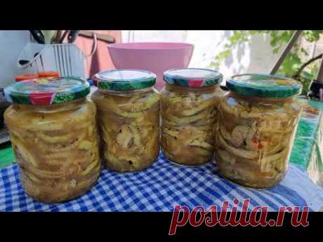 Закрываю по 50 банок! Все просят рецепт! Кабачки как шашлычки) Закуска из кабачков на зиму