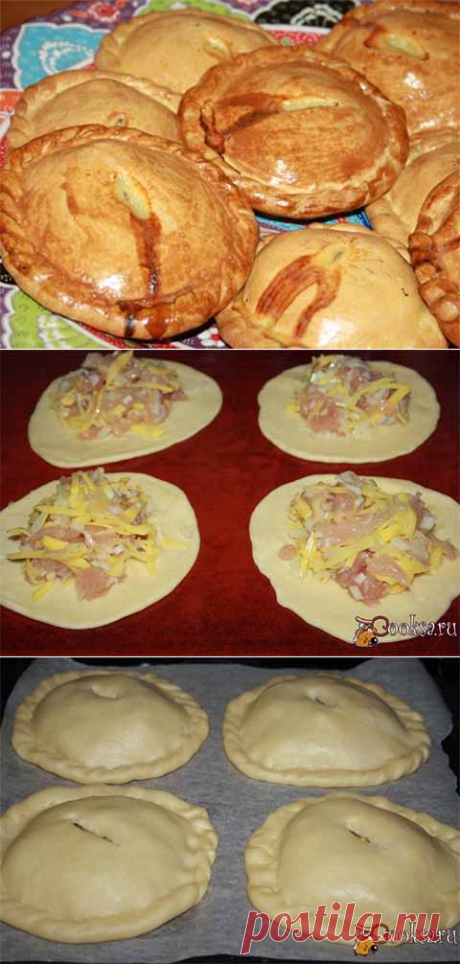 Пироги с курицей и картофелем