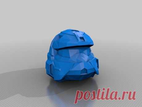 Halo Rogue helmet by Jace1969 An old file from my Pepakura making days that I discovered in Pepakura Designer you can export to .OBJ and in "Windows 10 3DBuilder or 123Design" export to .STL. Unfortunately I don't have the skills yet to improve further on the model, but maybe someone out there would like to tidy it up. Please upload it back as a remix if you do take the time to clean it up.
Please note this was originally uploaded to the net as a free down load. So I cant ...