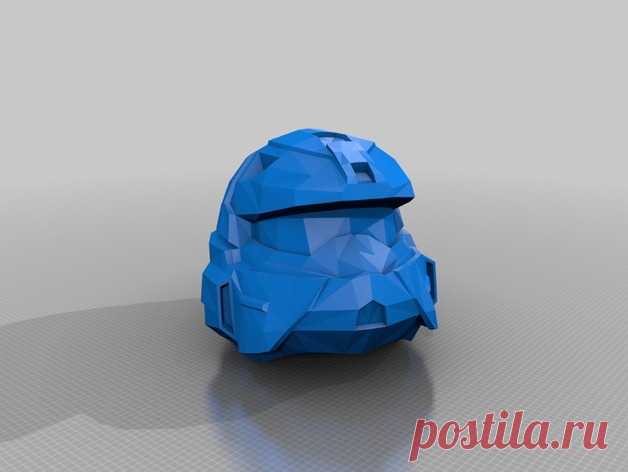 Halo Rogue helmet by Jace1969 An old file from my Pepakura making days that I discovered in Pepakura Designer you can export to .OBJ and in 
