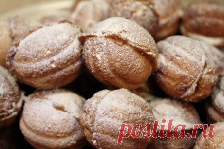 Как приготовить печенье орешки со сгущенкой - рецепт, ингридиенты и фотографии