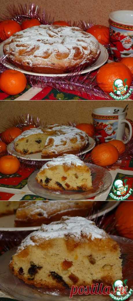 Рождественский кекс - кулинарный рецепт
