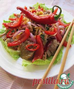 Тайский салат "Шабу-шабу" - кулинарный рецепт