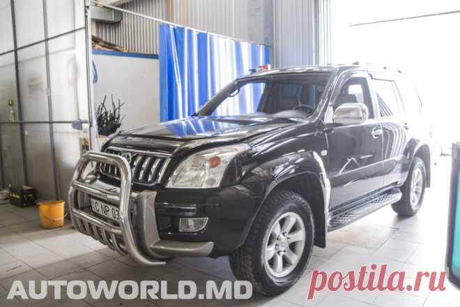 Toyota Land Cruiser Prado с новым лобовым стеклом