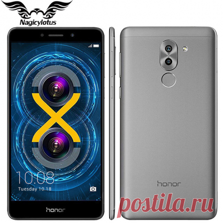 Оригинал Huawei Honor 6X4 Г LTE Мобильного Телефона Кирин 655 Octa ядро 5.5 ''3 ГБ RAM 32 ГБ ROM Двойная Камера Заднего Вида 1920 * 1080px Отпечатков Пальцев