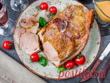 Рецепт запеченного свиного окорока в цитрусовом маринаде с фото пошагово на Вкусном Блоге