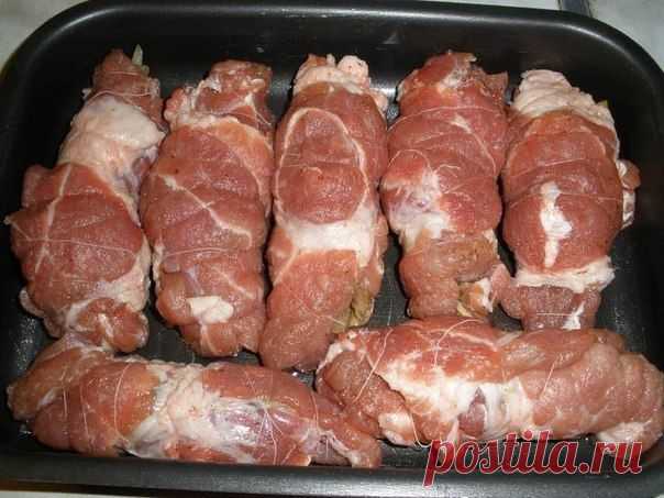 Как приготовить блюдо "свиные рулеты" - рецепт, ингридиенты и фотографии | sloosh