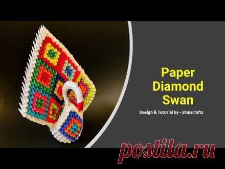 This video is about how to make paper swan 3d origami. Easy and Beautiful Paper craft. How to make a beautiful 3D Origami diamond Swan. 3d origami swan tutorial. How to fold paper swan.
#shalscrafts