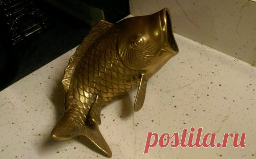 Vintage Chinese Brass Statue Fish Lucky Money Bronze Koi Carp Sculpture Figurine | eBay
