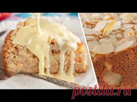 ЯБЛОЧНЫЙ ПИРОГ c ванильным кремом соусом | Irish Apple Cake Recipe