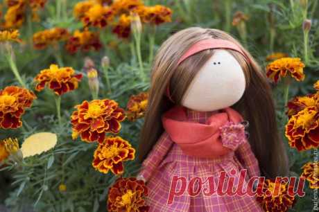 Текстильная кукла от макушки до пяточек