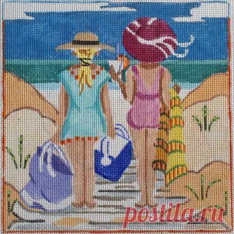 Beach Boys & Girls: ¿Dónde está nuestro lugar? Needlepoint - Needlepoint For Fun