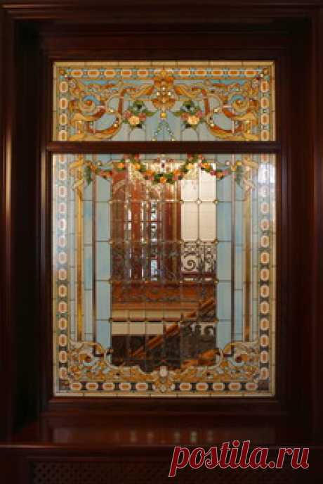 Interior Tiffany Style stained glass deco - Mediterranean - Windows - Toronto - by Denis Buy the  online from Houzz today, or shop for other Windows for sale. Get user reviews on all Exterior products.