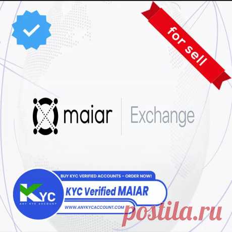 KYC Verified MAIAR Account | KYC in MAIAR
Buy KYC Verified MAIAR account
KYC Verified MAIAR account