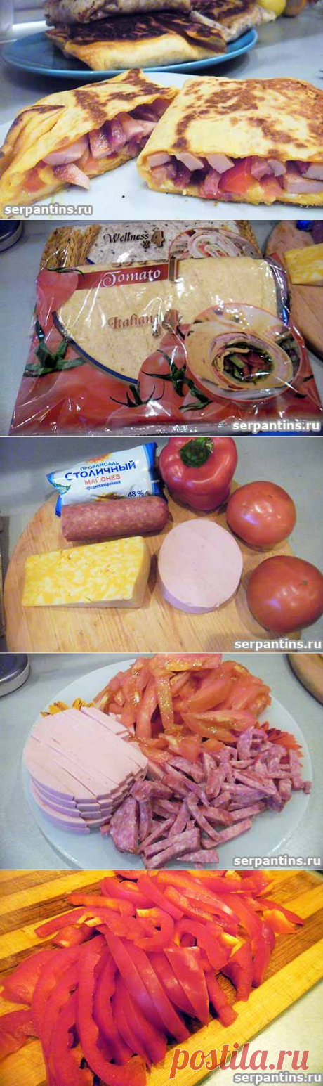 Тортилья с колбасой | Серпантин