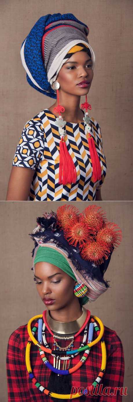 Stunning: &quot;The Head Dress&quot; | African Prints in Fashion / Африканские саванны