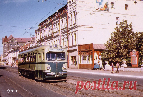 старый трамвай