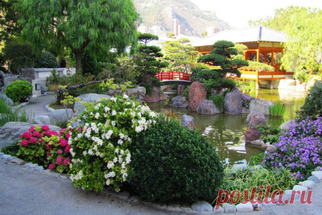Японский сад в Монте-Карло, Монако