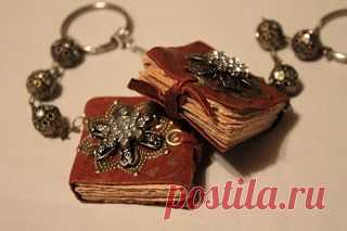 Mini Book Necklaces and Keychains Tutorial