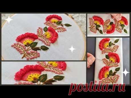 Most beautiful embroidery designs #handembroidery #simplyembroider