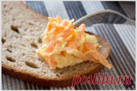 Овощная закуска "Рыжик" с морковью, сыром и чесноком | Кухарим по-простому | Пульс Mail.ru