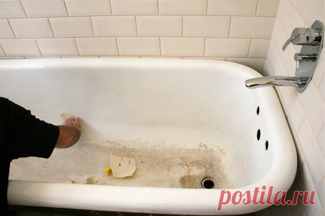 5 простых советов для чистки чугунной ванны от загрязнений