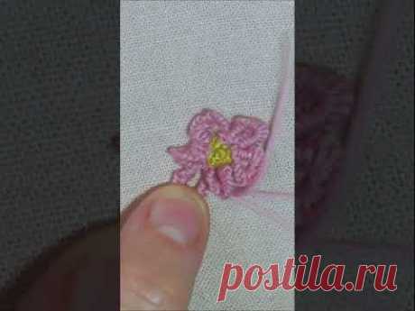 Garden Rose Hand Embroidery for bedinners New Design Rose