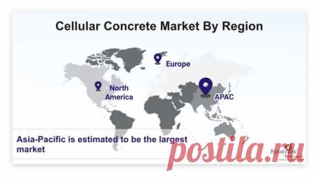 Cellular Concrete market is likely to witness a healthy CAGR of 5.7% during the forecast period. The increasing rate of urbanization, development of infrastructural activities, and industrialization in different parts of the world are the major factors driving the market.