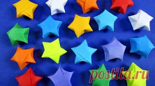Как сделать звездочку из полоски бумаги | Оригами и Манигами | Дзен