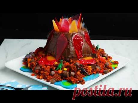 A Show-Stopping Volcano Cake That Will Shock Your Family • Tasty